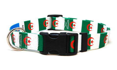 Algeria Dog Collar | Quick Release or Martingale Style | Made in NJ, USA Algeria Dog Collar | Quick Release or Martingale Style | Made in NJ, USA