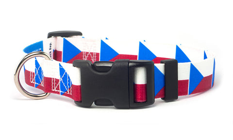 Czech Republic Dog Collar | Quick Release or Martingale Style | Made in NJ, USA Czech Republic Dog Collar | Quick Release or Martingale Style | Made in NJ, USA