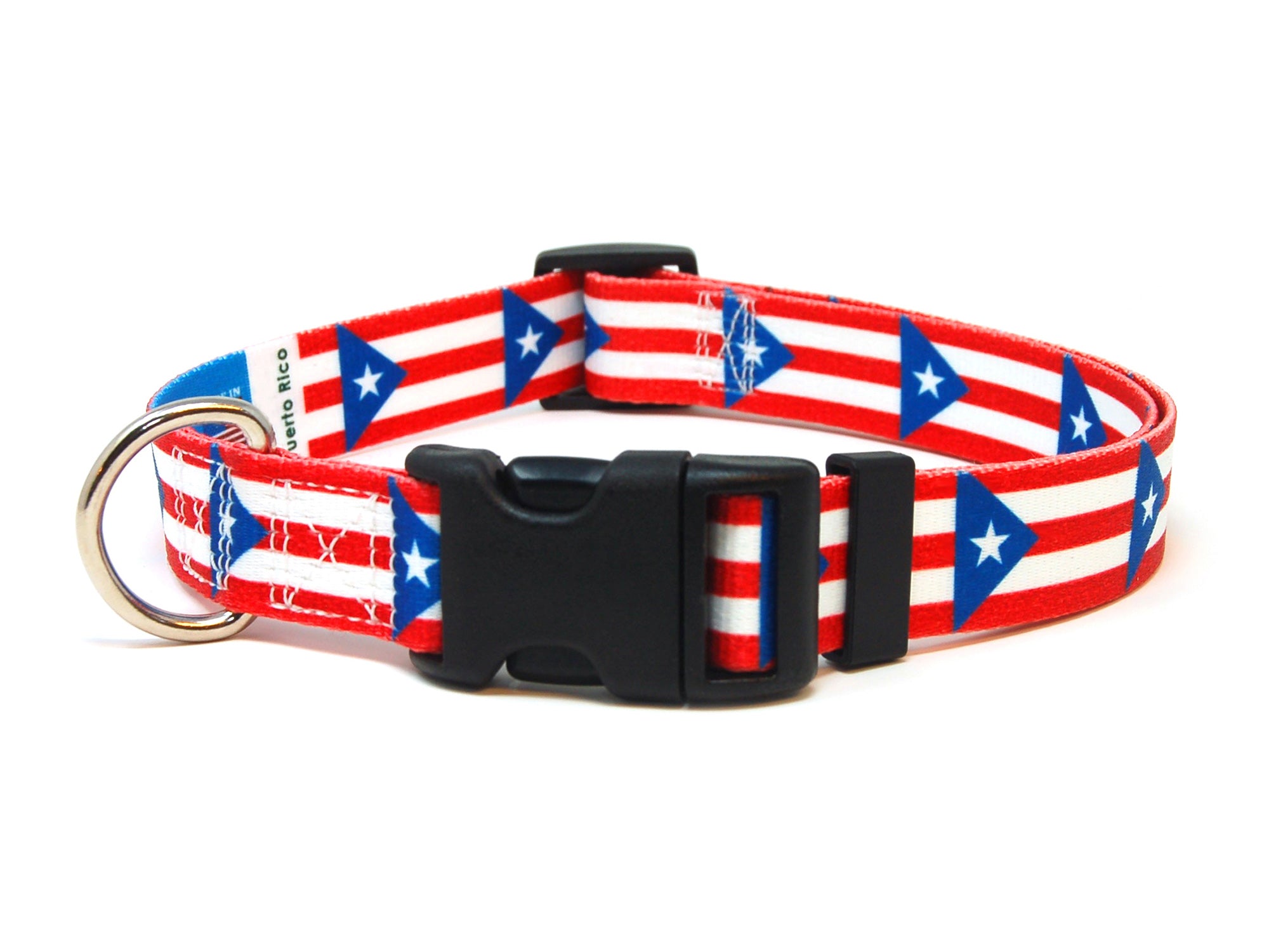 Puerto Rico Dog Collar | Buckle or Martingale Style