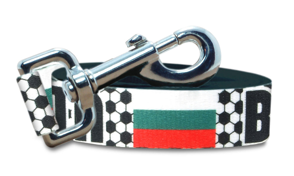 Bulgaria Dog Leash for Soccer Fans  | 6 or 4 Foot