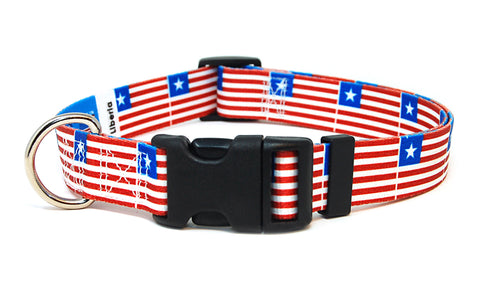 Liberia Dog Collar | Quick Release or Martingale Style | Made in NJ, USA