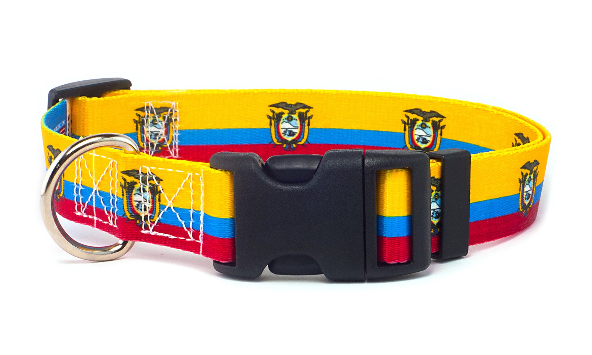 Ecuador Dog Collar | Quick Release or Martingale Style | Made in NJ, USA