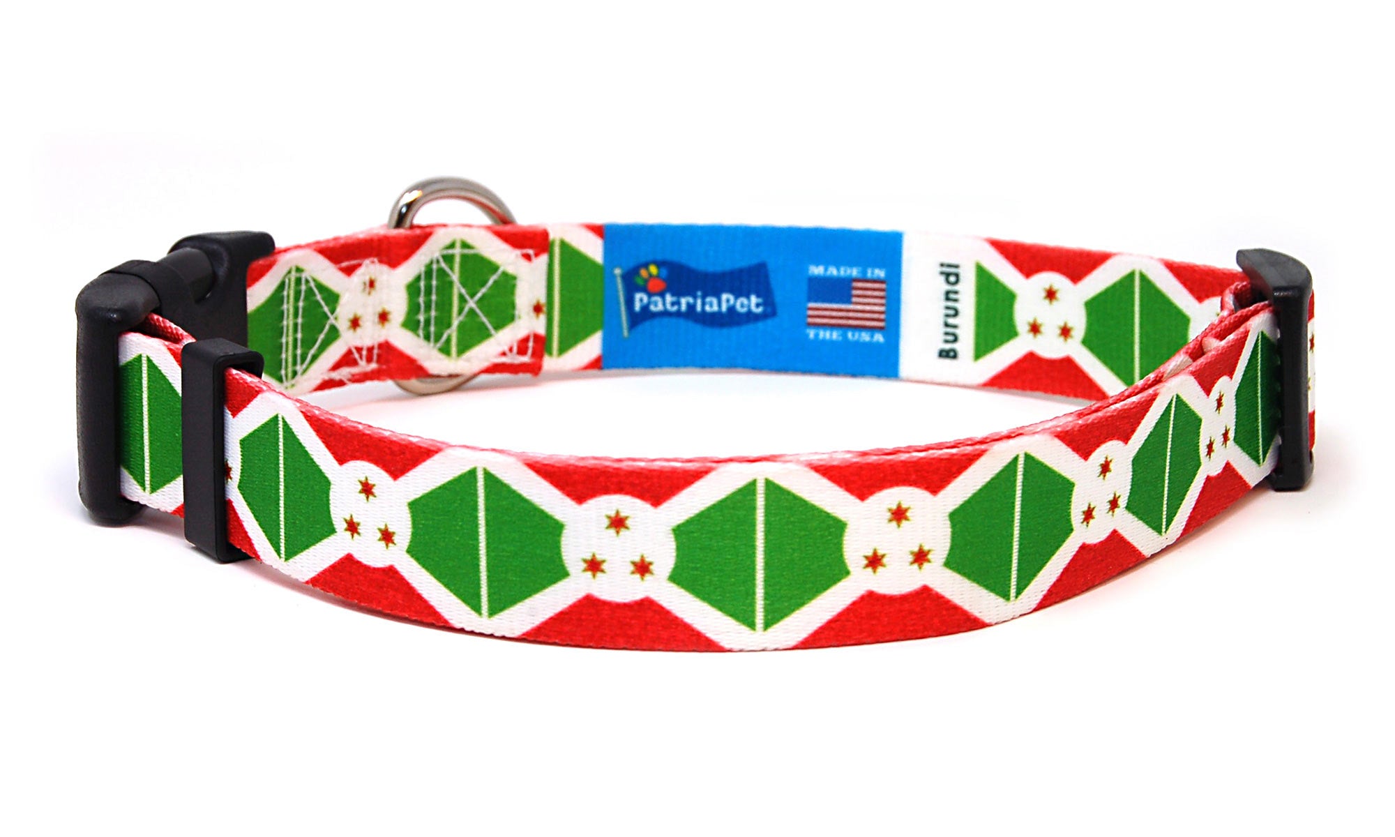Burundi Dog Collar | Quick Release or Martingale Style