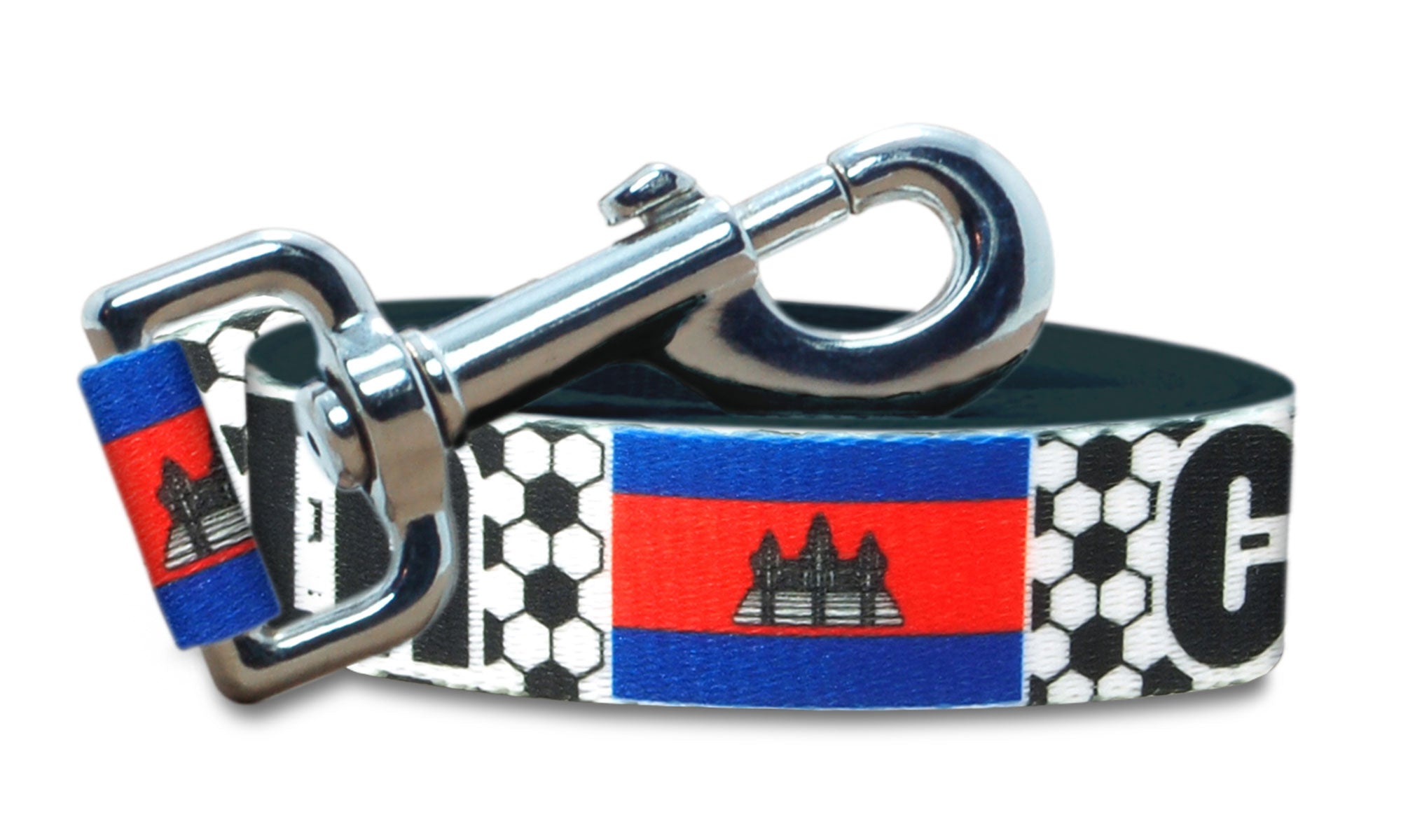 Cambodia Dog Leash for Soccer Fans  | 6 or 4 Foot