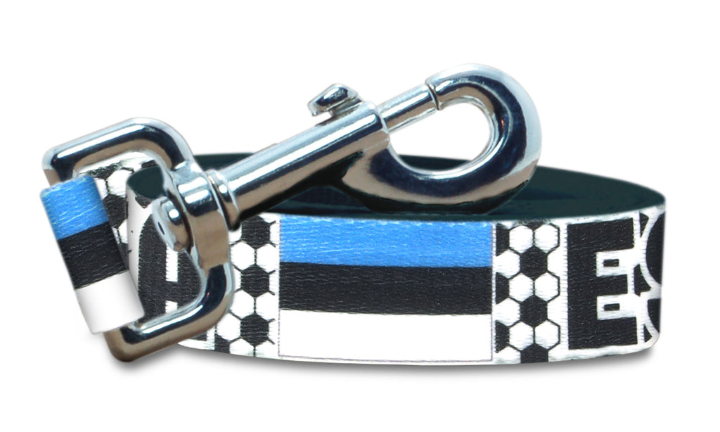 Estonia Dog Leash for Soccer Fans  | 6 or 4 Foot