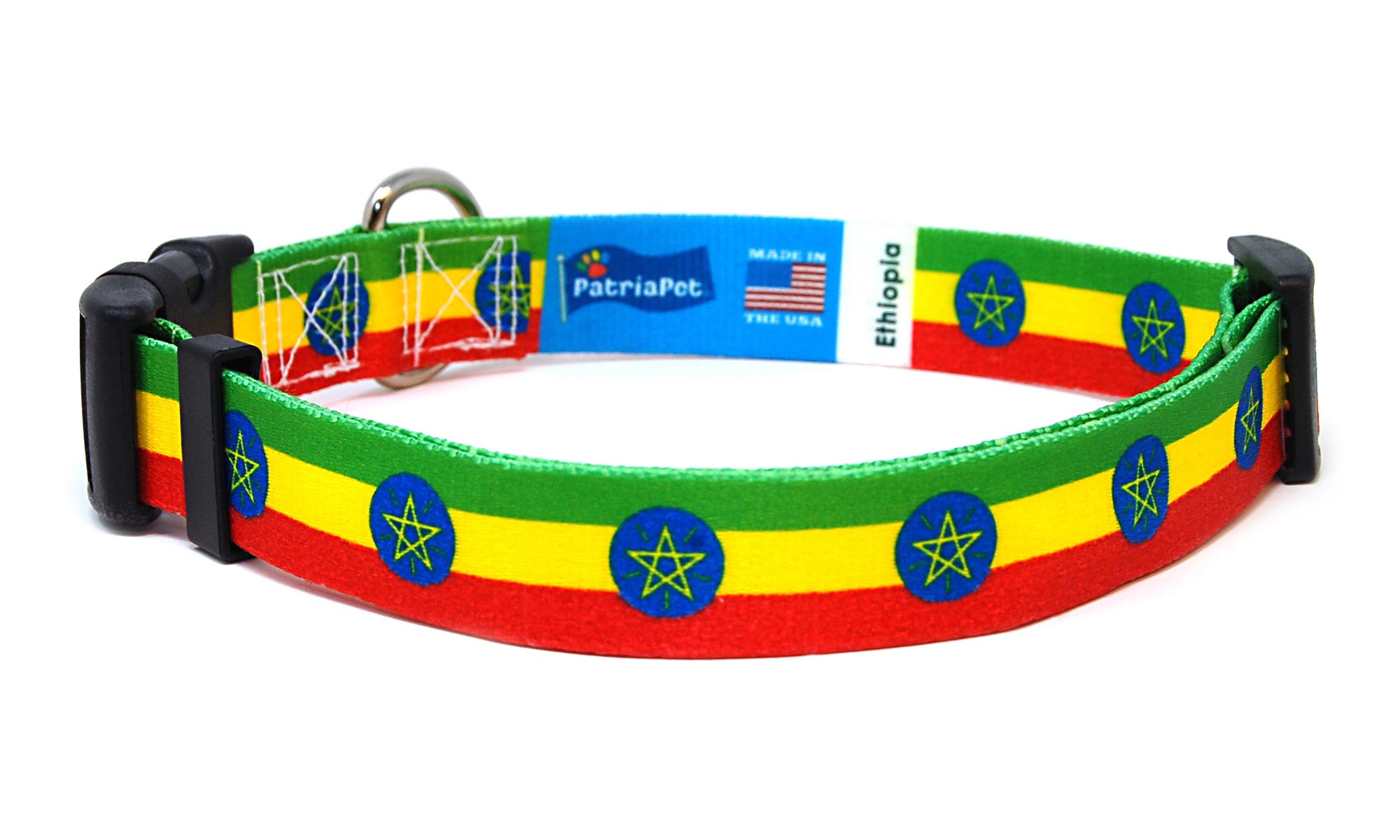 Ethiopia Dog Collar | Quick Release or Martingale Style