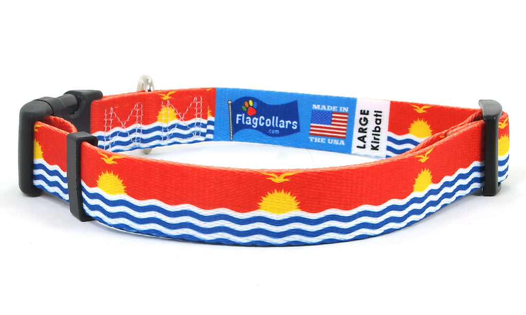 Kiribati Dog Collar | Quick Release or Martingale Style