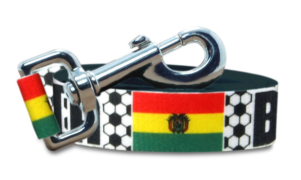 Bolivia Dog Leash for Soccer Fans  | 6 or 4 Foot