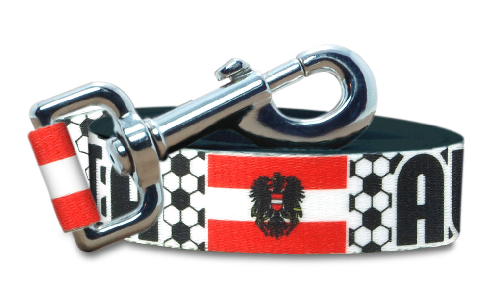 Austria Dog Leash for Soccer Fans  | 6 or 4 Foot