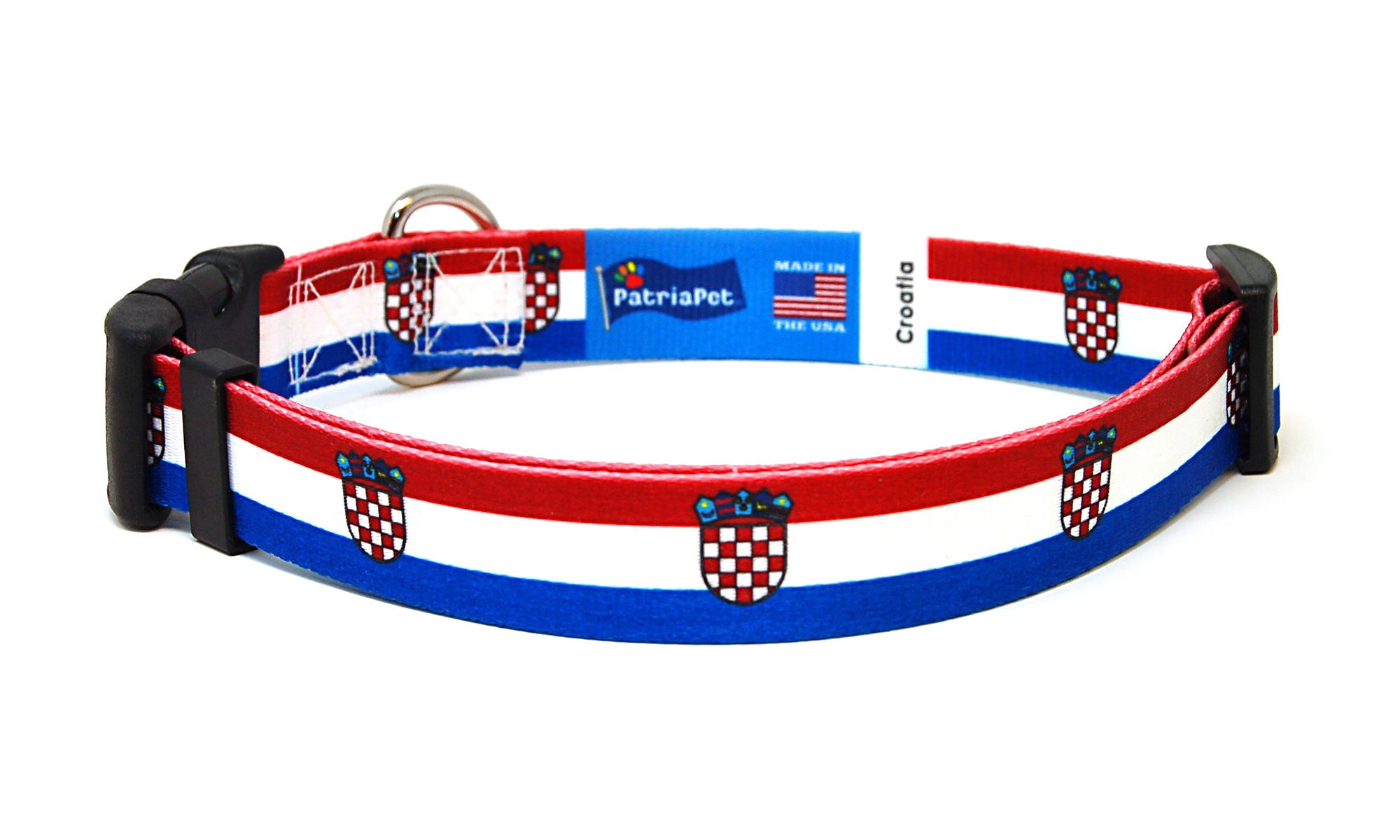 Croatia Dog Collar | Quick Release or Martingale Style