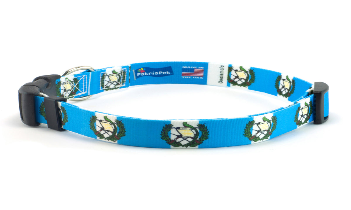 Cat Collar with Guatemala Flag | Great For National Holidays, Festivals, Parades, Sporting Events, Pride Events