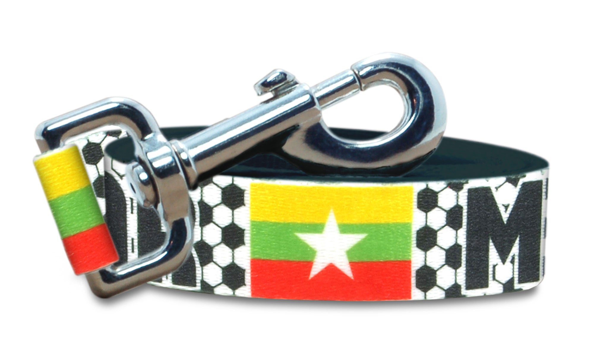 Myanmar Dog Leash for Soccer Fans  | 6 or 4 Foot