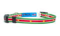 Cat Collar with Suriname Flag | Breakaway Safety Buckle