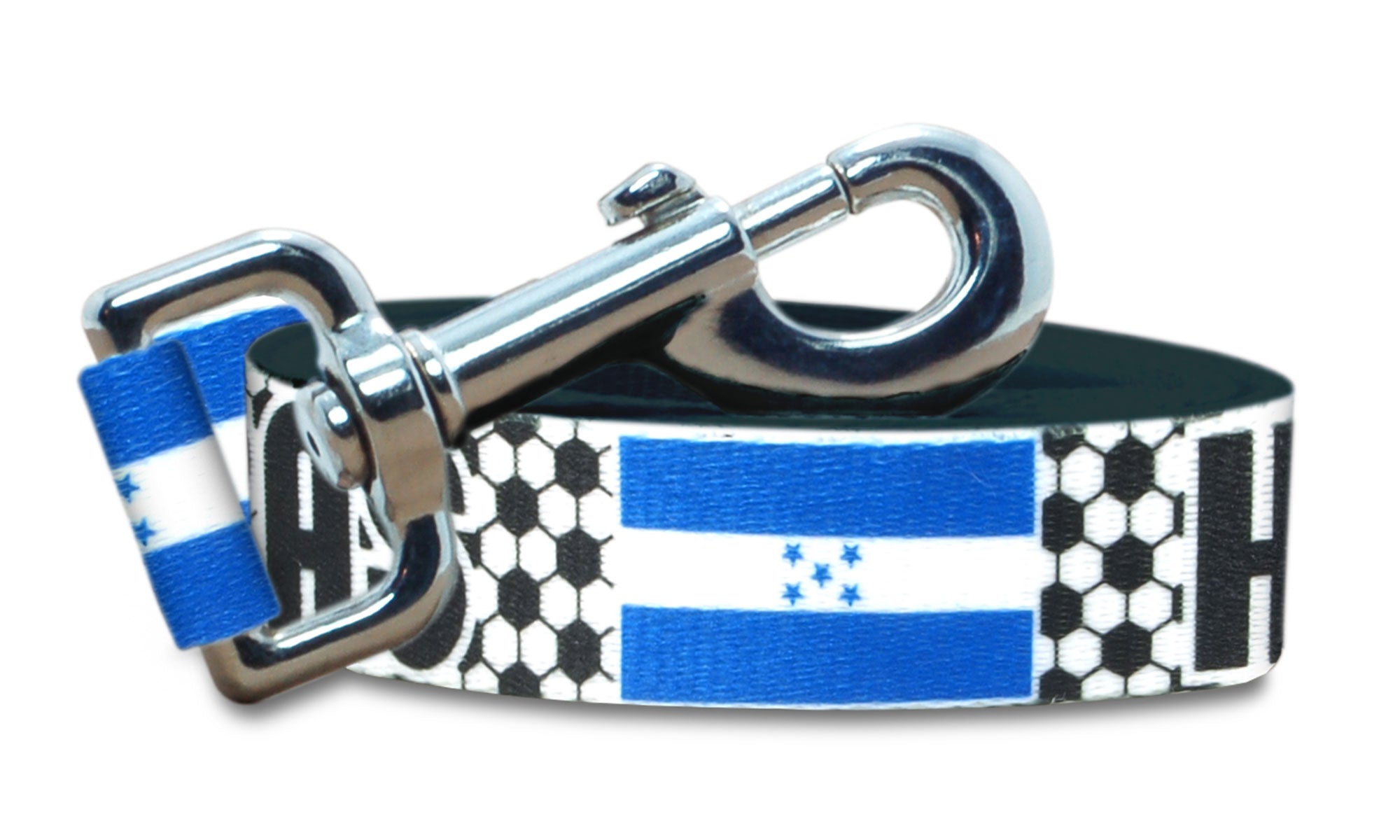 Honduras Dog Leash for Soccer Fans | Black or Pink | 6 or 4 Foot