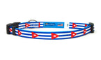 Cat Collar with Cuba Flag | Breakaway Safety Buckle