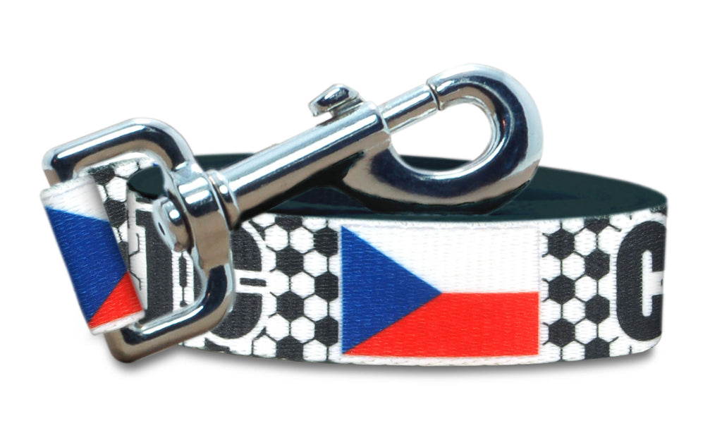 Czech Republic Dog Leash for Soccer Fans  | 6 or 4 Foot