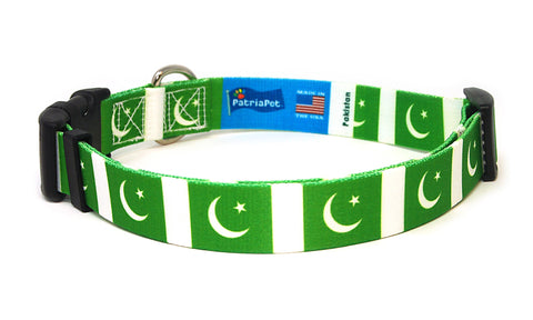Pakistan Dog Collar | Quick Release or Martingale Style | Made in NJ, USA