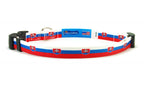 Cat Collar with Slovakia Flag | Breakaway Safety Buckle