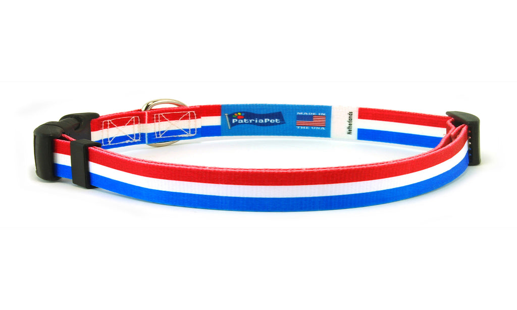 Cat Collar with Netherlands Flag | Great For National Holidays, Festivals, Parades, Sporting Events, Pride Events