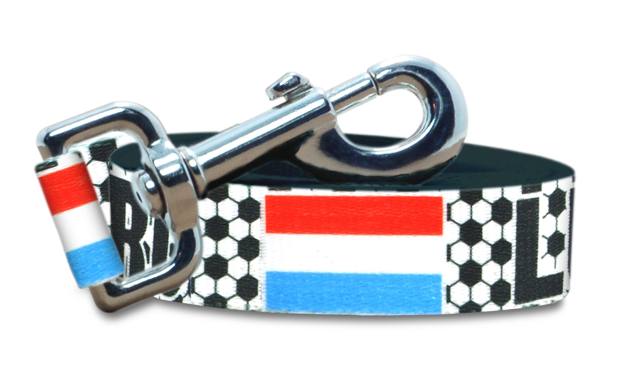 Luxembourg Dog Leash for Soccer Fans  | 6 or 4 Foot