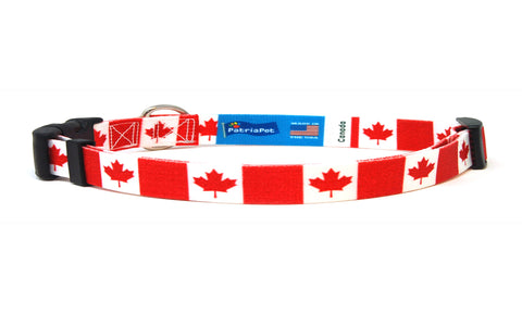 Canadian Cat Collar | Great For National Holidays, Festivals, Parades, Sporting Events, Pride Events