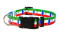 Equatorial Guinea Dog Collar | Quick Release or Martingale Style