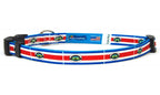 Cat Collar with Costa Rica Flag | Breakaway Safety Buckle