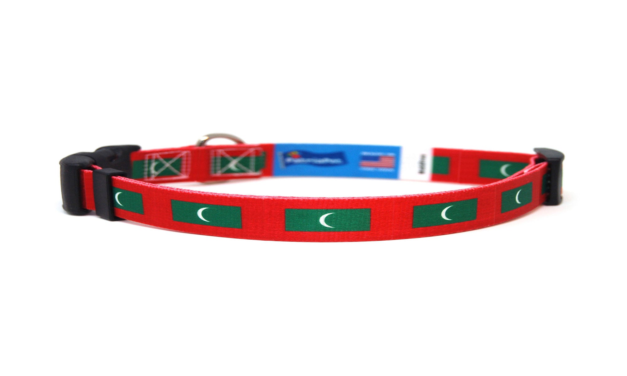 Cat Collar with Maldives Flag | Great For National Holidays, Festivals, Parades, Sporting Events, Pride Events