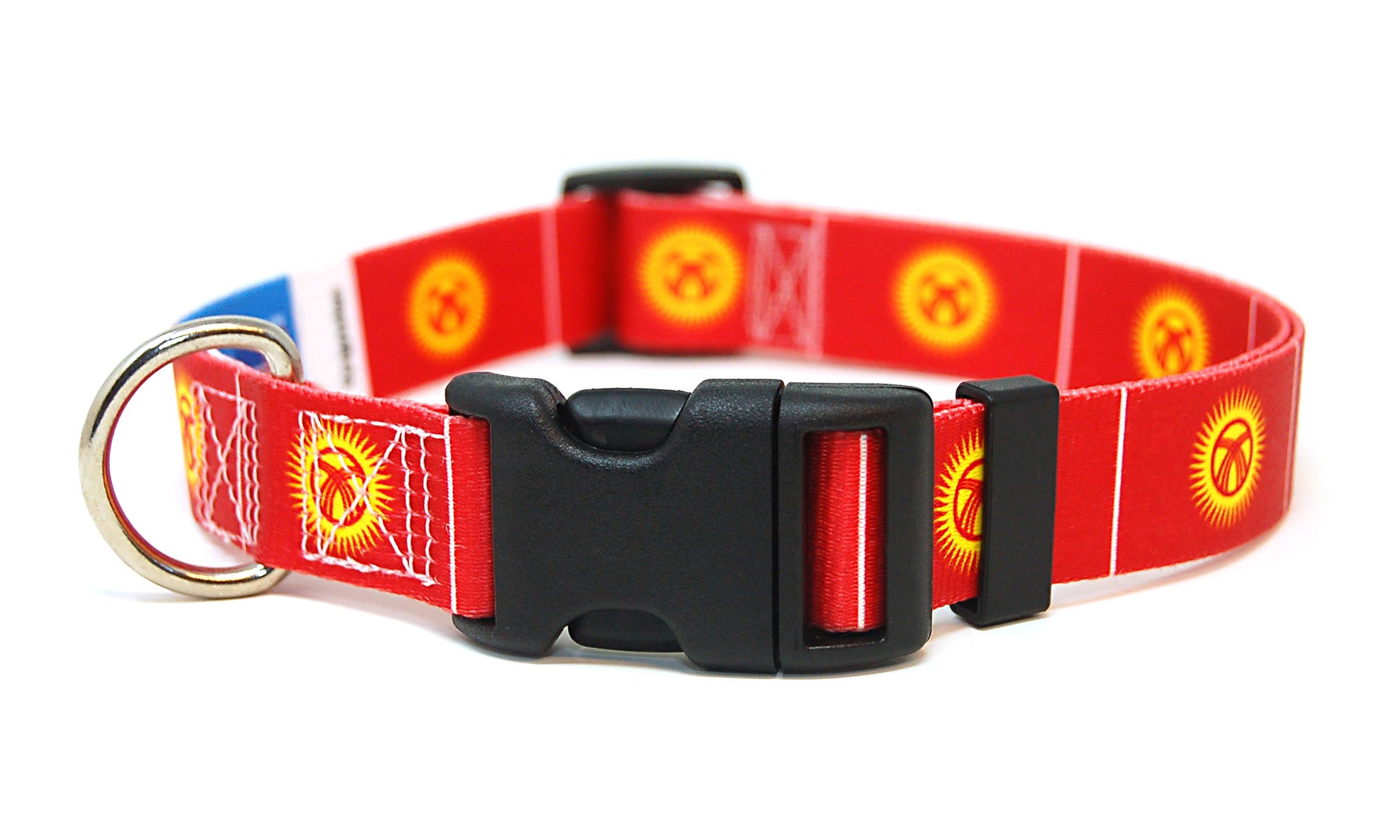 Kyrgyzstan Dog Collar | Quick Release or Martingale Style | Made in NJ, USA