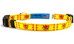 Cat Collar with Scotland Royal Banner Flag | Breakaway Safety Buckle