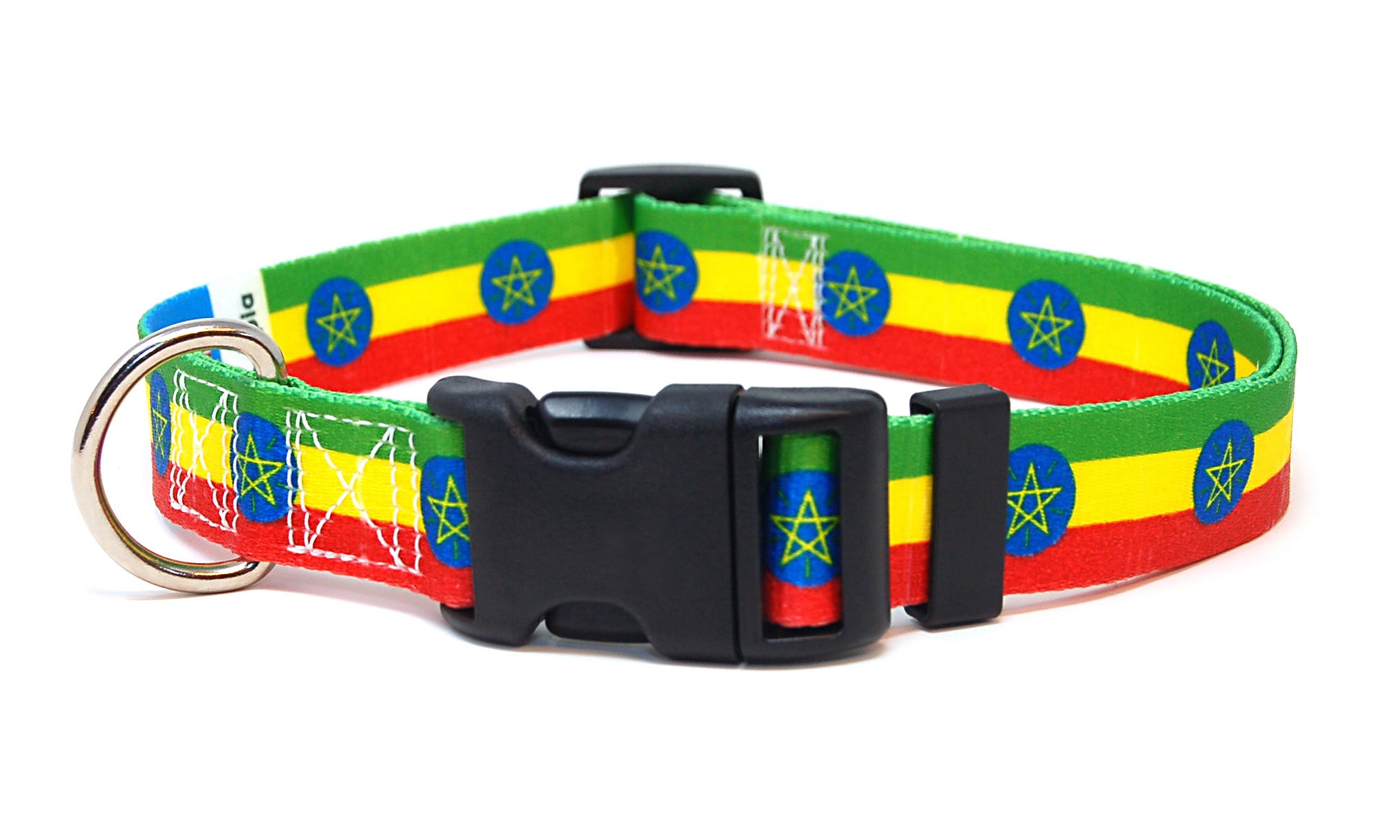 Ethiopia Dog Collar | Quick Release or Martingale Style | Made in NJ, USA