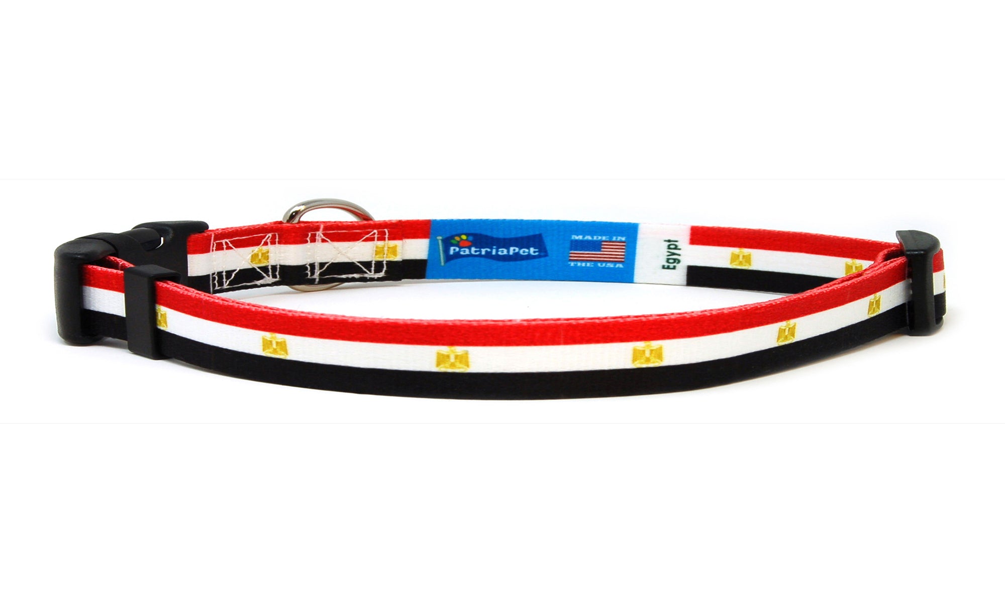 Cat Collar with Egypt Flag | Great For National Holidays, Festivals, Parades, Sporting Events, Pride Events