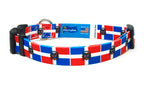 Dominican Republic Dog Collar | Quick Release or Martingale Style
