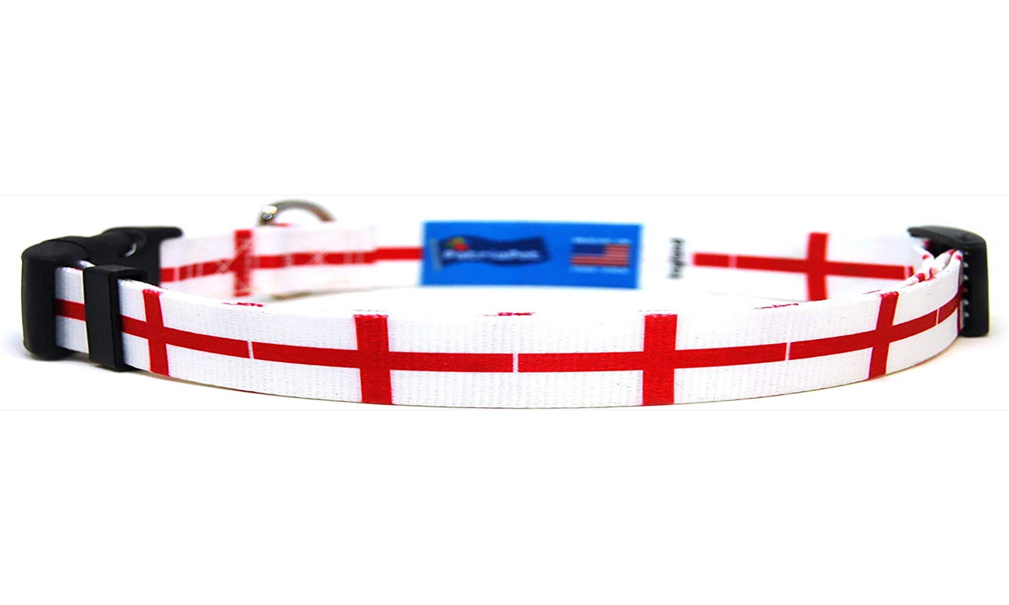 Cat Collar with England Flag | Great For National Holidays, Festivals, Parades, Sporting Events, Pride Events