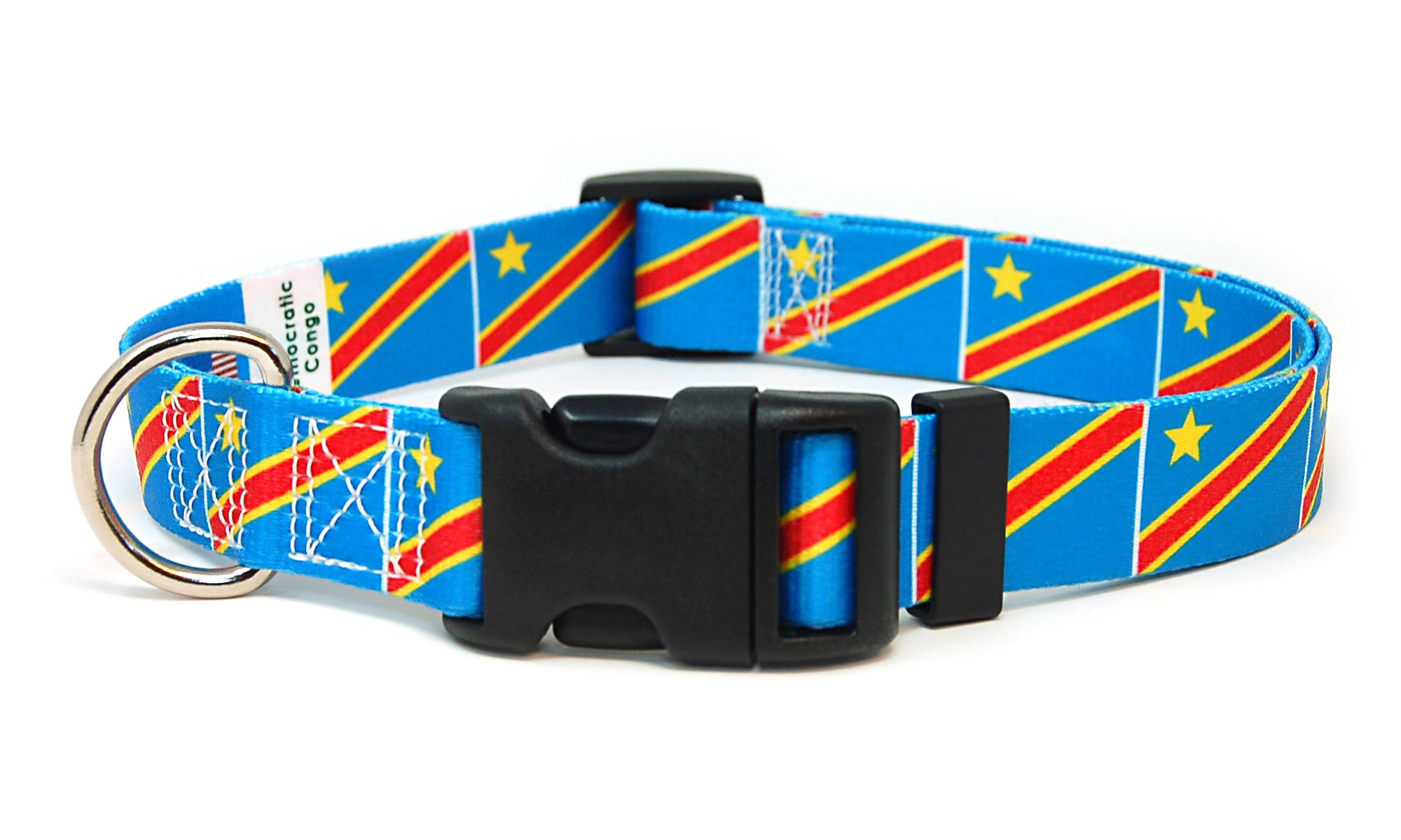 Democratic Republic of the Congo Dog Collar | Quick Release or Martingale Style