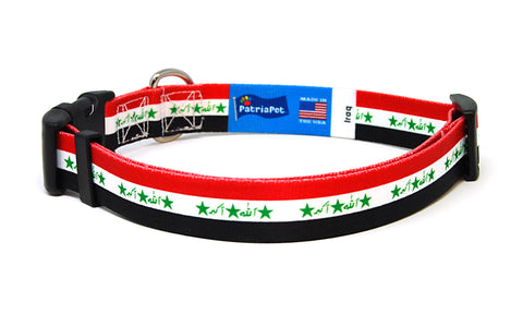 Iraq Dog Collar | Quick Release or Martingale Style | Made in NJ, USA