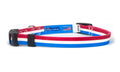 Cat Collar with Luxembourg Flag | Breakaway Safety Buckle