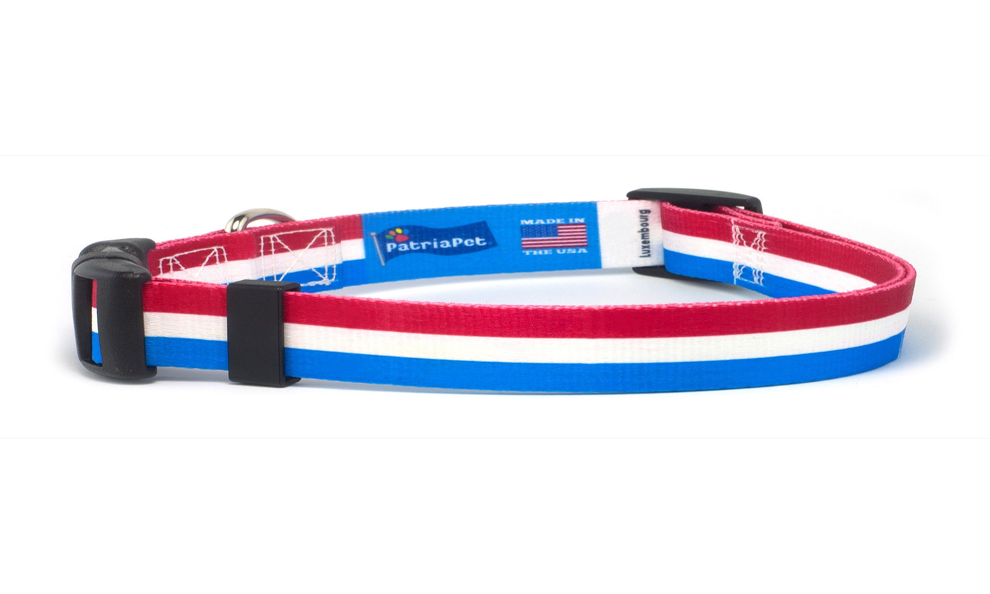Cat Collar with Luxembourg Flag | Great For National Holidays, Festivals, Parades, Sporting Events, Pride Events