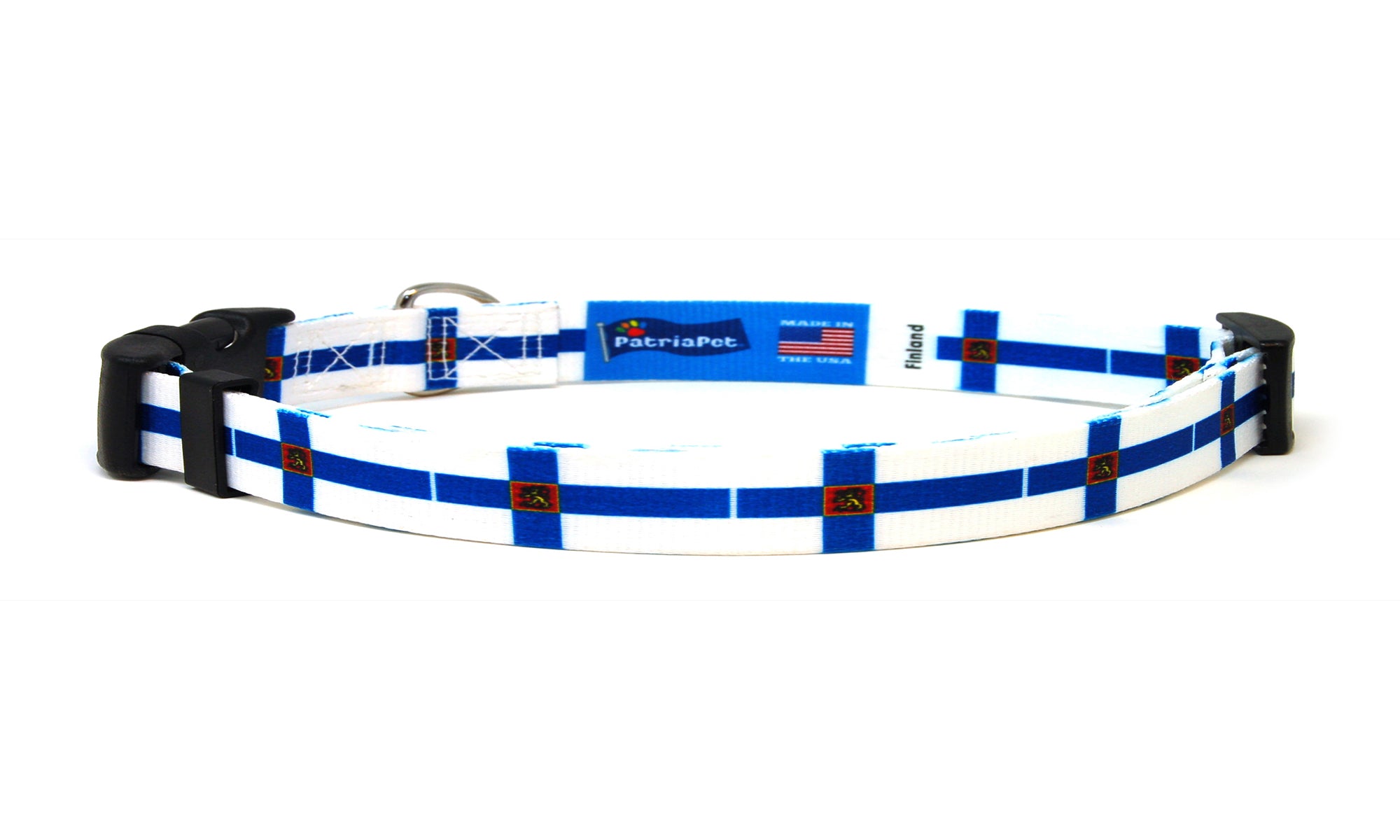 Cat Collar with Finland Flag | Great For National Holidays, Festivals, Parades, Sporting Events, Pride Events