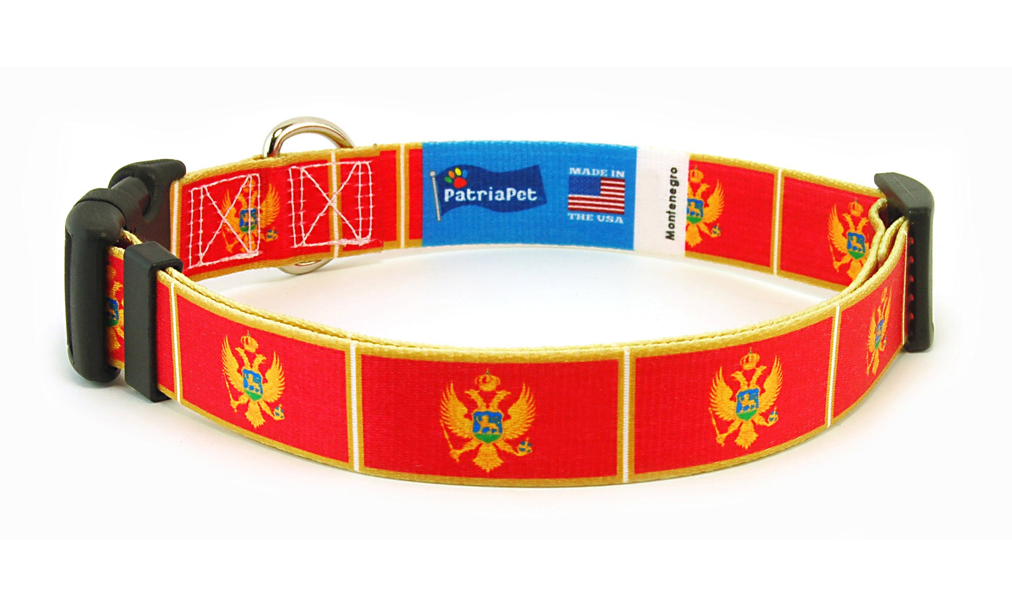 Montenegro Dog Collar | Quick Release or Martingale Style | Made in NJ, USA