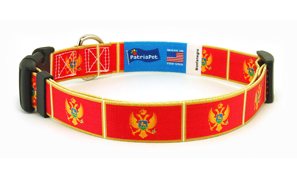 Montenegro Dog Collar | Quick Release or Martingale Style