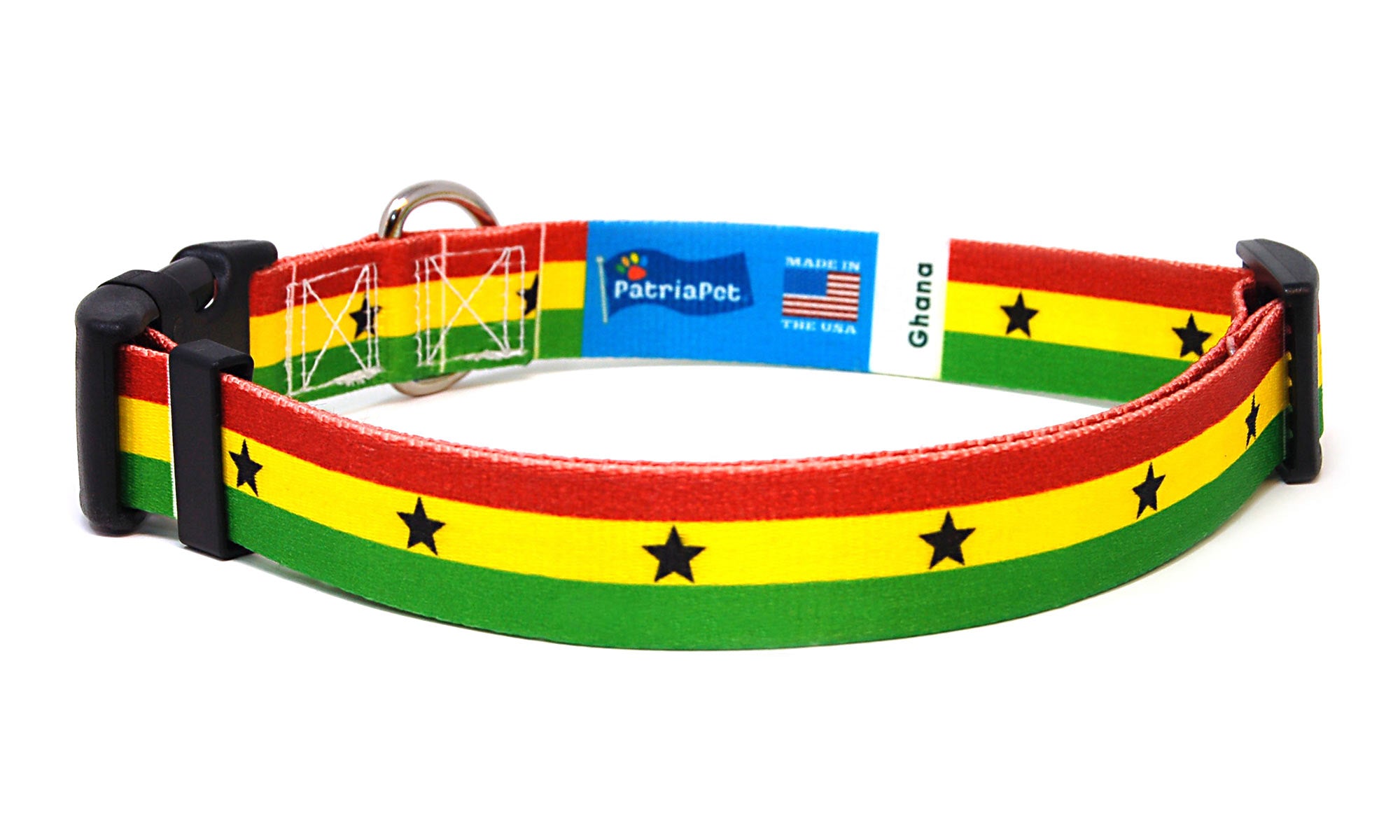 Ghana Dog Collar | Quick Release or Martingale Style