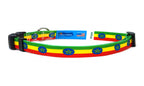 Cat Collar with Ethiopia Flag | Breakaway Safety Buckle