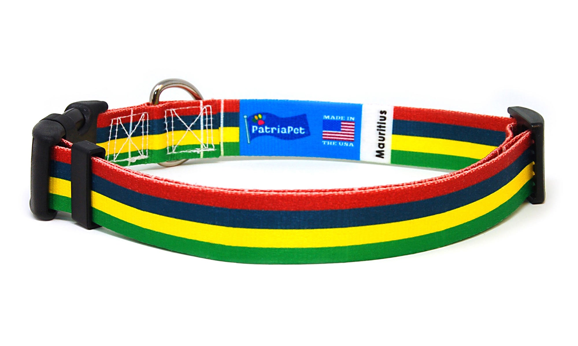 Mauritius Dog Collar | Quick Release or Martingale Style | Made in NJ, USA