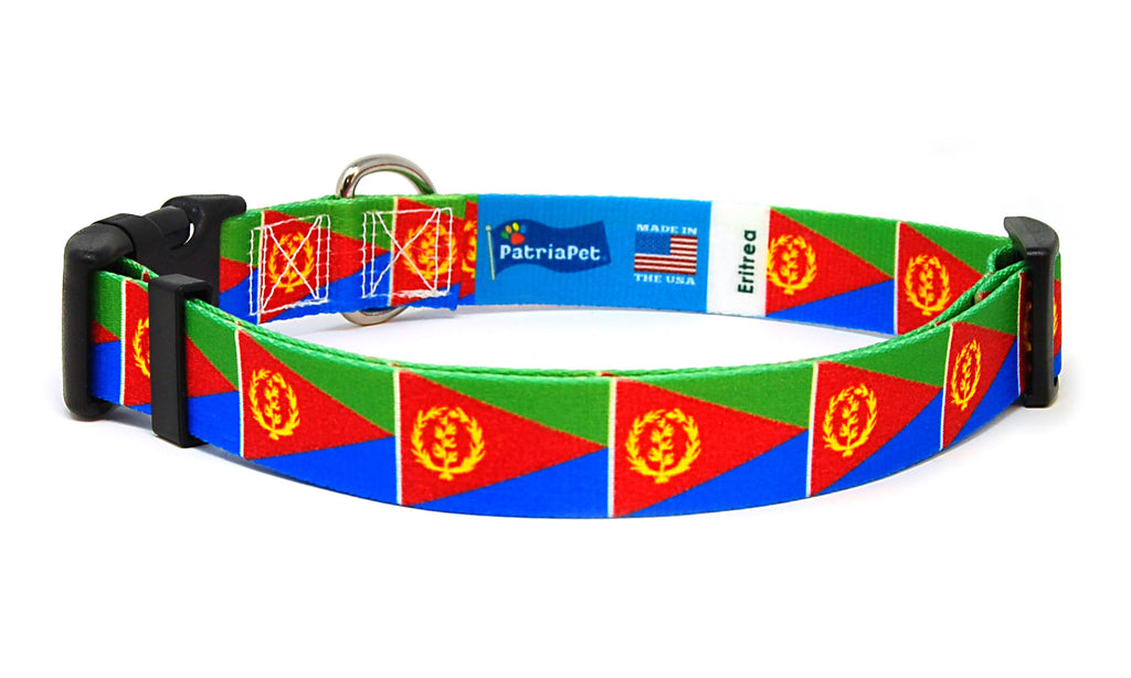 Eritrea Dog Collar | Quick Release or Martingale Style
