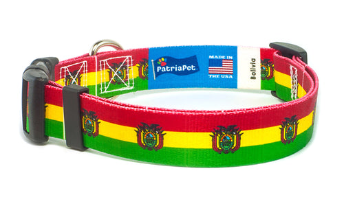 Bolivia Dog Collar | Quick Release or Martingale Style