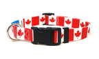 Canada Dog Collar | Quick Release or Martingale Style
