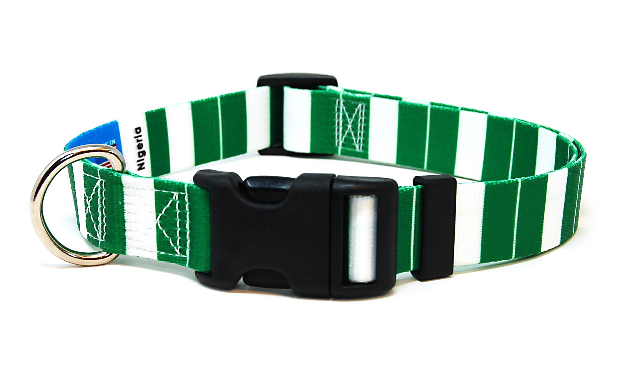 Nigeria Dog Collar | Quick Release or Martingale Style