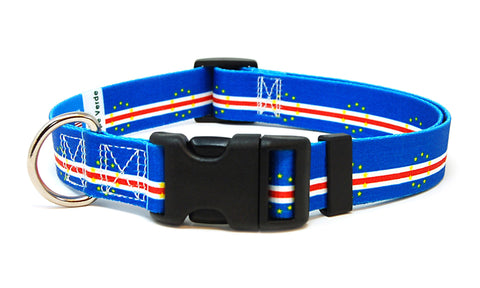 Cape Verde Dog Collar | Quick Release or Martingale Style | Made in NJ, USA