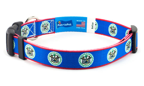 Belize Dog Collar | Quick Release or Martingale Style | Made in NJ, USA